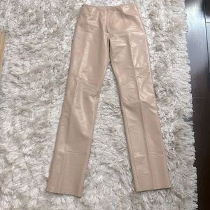 Vaunt Italian Leather straight leg pants size XS/0